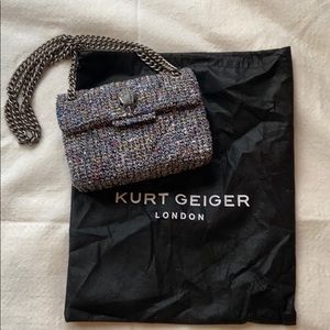 Kurt Geiger Tweed Crossbody NWOT